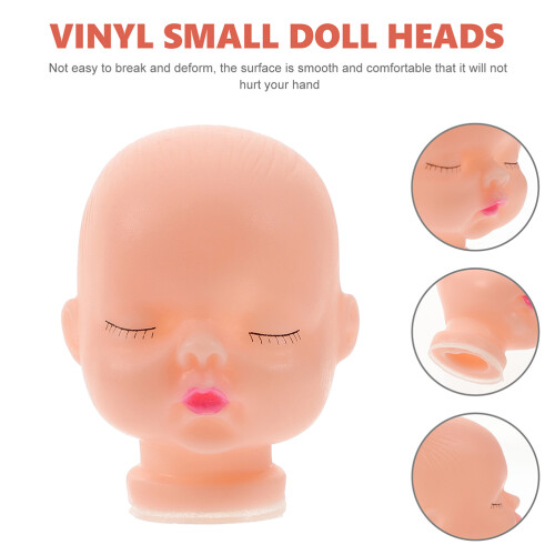 BESTONZON Small Doll Heads for Doll Making Vinyl 20 Pack 1