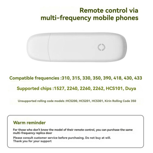 APP Door Remote Controller Rolling Shutter Door Garage Door Electric Door Remote Control WiFi Multi-Frequency Universal 1