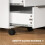 Three-Drawer Locking Filing Cabinet - White 8