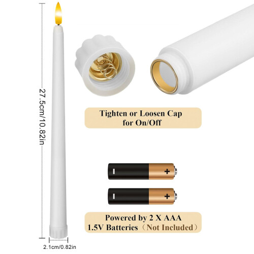 LED Electronic Candle Wedding Decoration Plastic Rod Candle 2