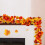 Pumpkin and Maple Fall Garland Yellow 5.9 ft 6