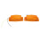 2pcs Orange Retro Front Grill Light LED  Lamp for  Truck Lorry Front Double Burner Indicator Light 5