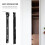 Slide Rail Drawer Track Guide Black 6