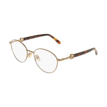 Ferragamo SF2243 54/19/140 Amber Gold Metall Damenbrille SF2243