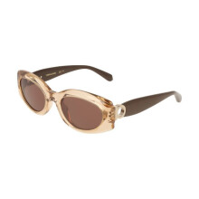 Ferragamo SF2118S Sunglasses 54/22/140 Transparent Light Brown Acetate WOMAN SF2118S