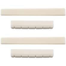 2X Guitare classique Os fendue Selle Ecrous Set