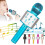Wireless Bluetooth Karaoke Mic for Kids Blue 5-in-1 1