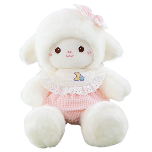 Baby Sheep Plush Toy Soft Cuddly Pillow 1 Piece