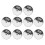 Round Disc Ear Closures Pack of 10 1