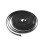 Black PET Insulated Cable Sleeve Tight Fit 1