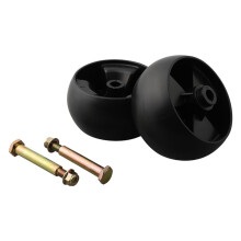 2 Stück Deckräder, 5 Zoll Deckräder und Achsbolzen für Hustler/Toro Aufsitzmäher, Gartenmaschine