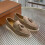 Willtoo Women's Leather Loafers Slip-On Khaki 4