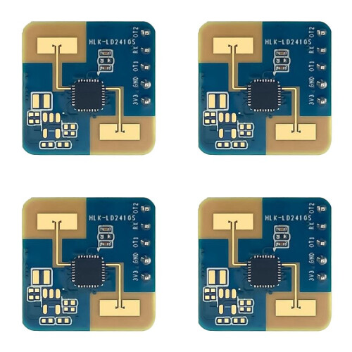 4X LD2410S Motion Detection  Sensor Module 24GHz Human Presence  Sensor, for  Home 1