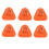 12PCS D-Ring Patch for Inflatable Boat Kayak Dinghy , D-Ring PVC Patch Stand- Paddleboard Canoe Rafting Orange 2