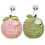 Fuzzy Ball Hand Towels Chenille Fruit Shape 2 Pack 1