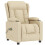 VidaXL vidaXL Massagesessel Elektrisch Creme Stoff 3