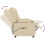 VidaXL vidaXL Massagesessel Elektrisch Creme Stoff 7