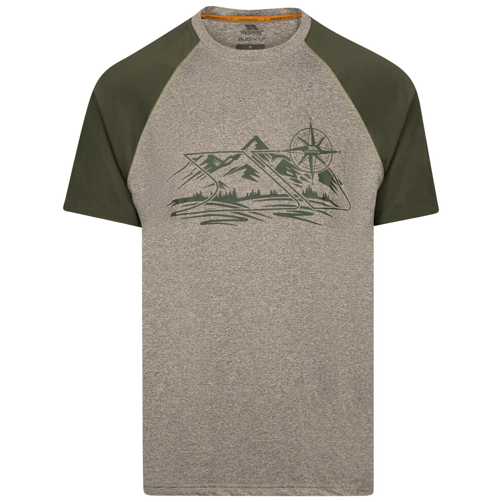 Trespass (S, Colour) Mens Round Neck T-Shirt Fullmer - Image 3