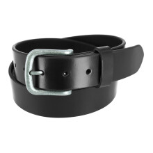 CTM Men's Leather 35 mm Removable Buckle Bridle Belt