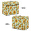 Sunflower Musical Note Sewing Machine Cover with Handle for 3