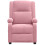 VidaXL vidaXL Massagesessel Elektrisch Rosa Samt 4