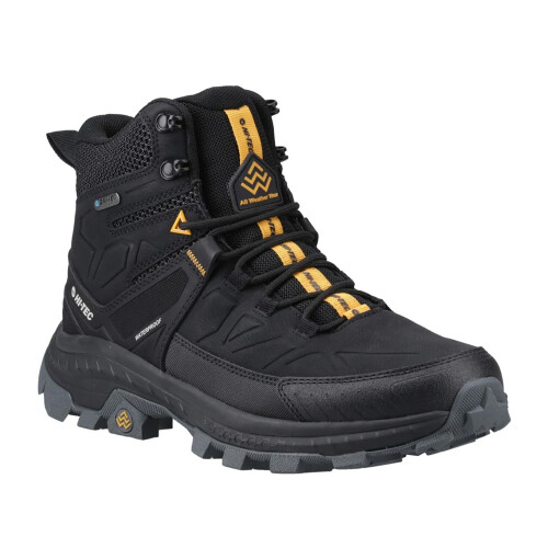 (7 UK, Black) Hi-Tec Mens Rainier Hiking Boots
