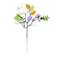 Artificial Easter Egg Branches with Bunny Berries for Vase