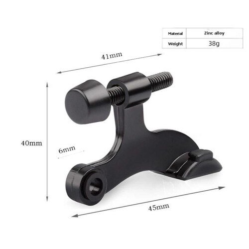 4 Pack Hinge Pin , Adjustable Heavy Door Stops with Rubber Bumper Tips 2