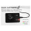 5X RFID  Card Reader with USB Port, 13.56MHz IC Card, Contactless Sensitivity, Support Window System Linux 5