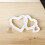 White Foam Heart Wreath Form Lightweight 20-Pack 4