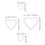 White Foam Heart Wreath Form Lightweight 20-Pack 5