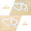 White Foam Heart Wreath Form Lightweight 20-Pack 6