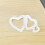 White Foam Heart Wreath Form Lightweight 20-Pack 7