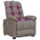 VidaXL vidaXL Massagesessel Elektrisch Taupe Stoff 7