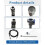 Pull Down Kitchen Faucet Hose Replacement-59 Inch Quick Connect Sprayers  Hose, Anti- 360 Swivel 5