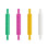 8Pcs Clay Modeling Pattern Rollers Kit 4 Colors Leather Texture Roller Plastic Rolling Pin Polymer Clay for DIY Handmade 3