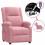 VidaXL vidaXL Massagesessel Elektrisch Rosa Samt 2