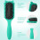 Curl Defining Brush for Curly Hair Green 1PC 5