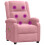 VidaXL vidaXL Massagesessel Elektrisch Rosa Samt 8