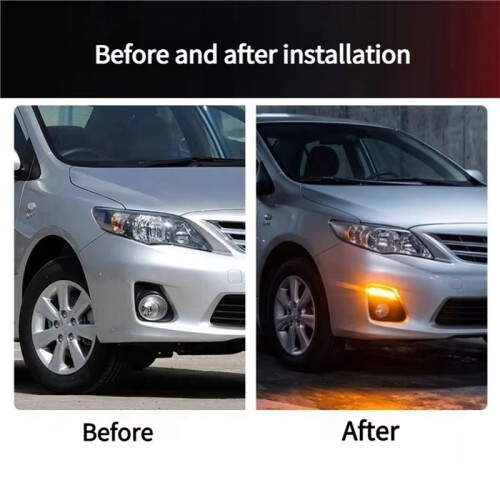 For   2011-2013 LED Daytime Running Light Front Fog Light Turn Signal Light Accessories 2