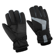 Kids Thermal Ski Gloves Windproof Reflective Anti-Slip Grip