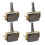 Bed Casters, Bed Frame Wheels Rollers for Bed Replacement Parts Heavy Capacity Bed Roller Wheels with Brakes 2