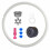 Replacement Parts for Instant Pot Pro/Pro , Duo Evo  6 QT, Steam Release Handle, Sealing Ring, Float Valve 1