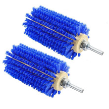 2 Piezas de Cepillo Roto para Ganado, Accesorio de Cepillo de Taladro para Estimular el Pelo del Ganado, Herramienta para Rascar y Desprender