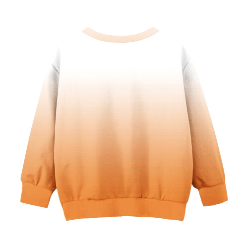Girls Gradient Pullover Sweatshirt Oversized Crewneck 2