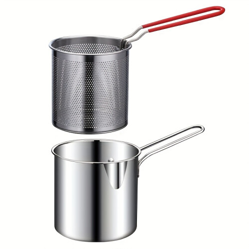 Stainless Steel Pot with Strainer Basket 1-Piece 1