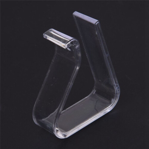 12 Pezzi Partito Trasparente Plastica 20mm-35mm Tavolo Clip 1