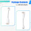 3pcs 19cm Long Flexible  Neck E27 to E27 LED Light Bulb Extension Adapter 8