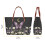 Butterfly Daisy Moon PU Leather Handbag Set with Waterproof 5