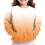 Girls Gradient Pullover Sweatshirt Oversized Crewneck 6